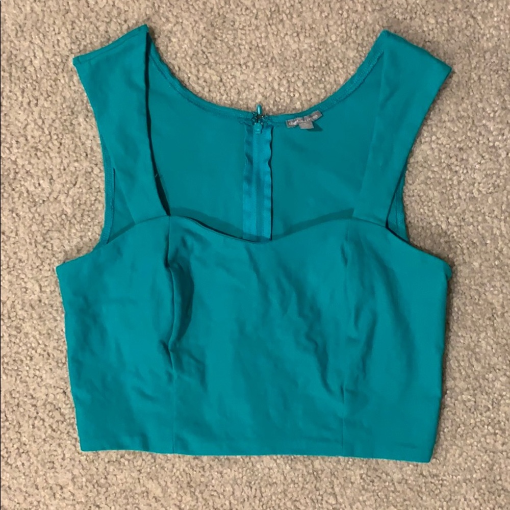 ❗️FINAL SALE Teal Crop Top❗️